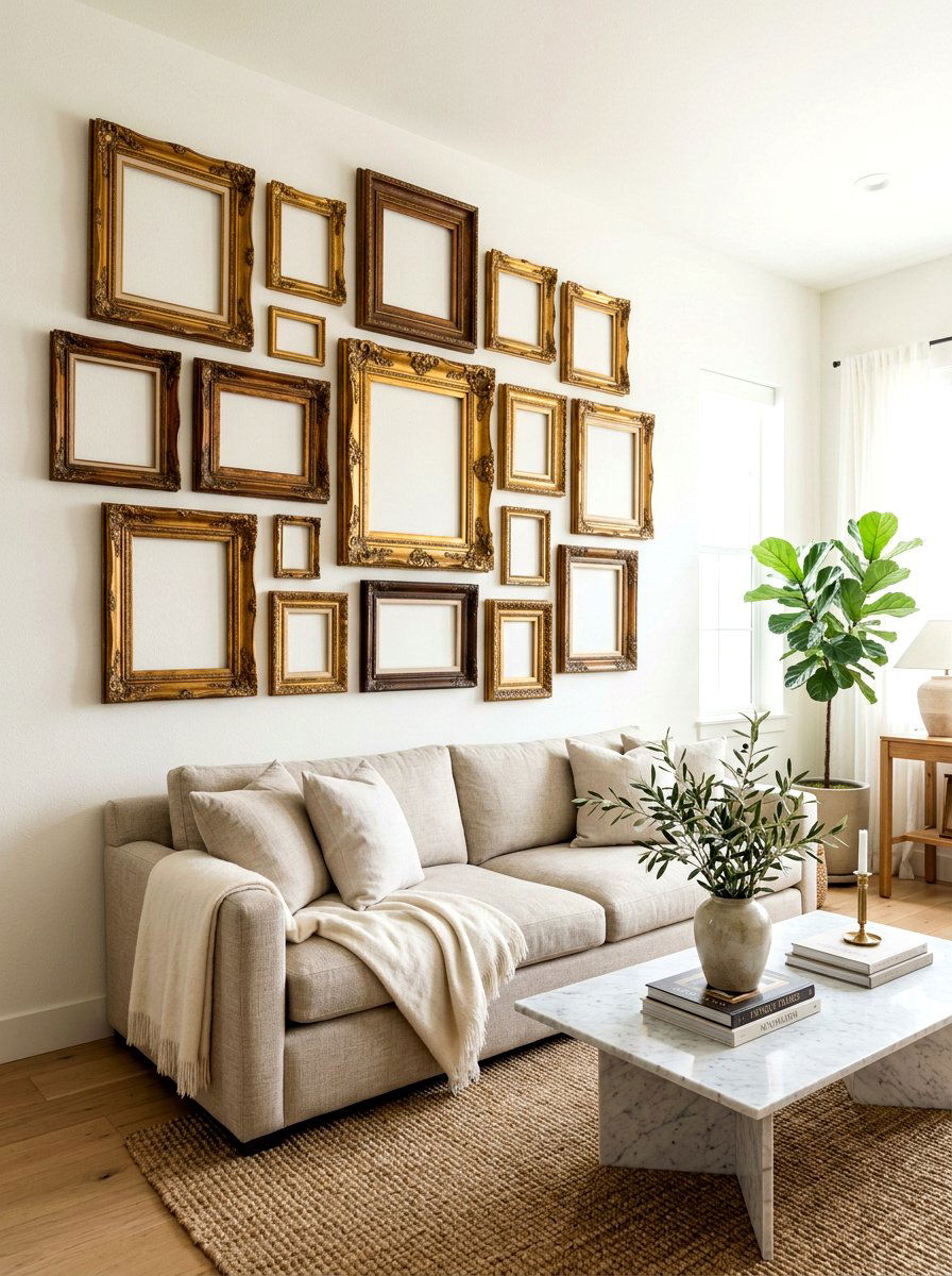 Antique Frame Gallery Wall