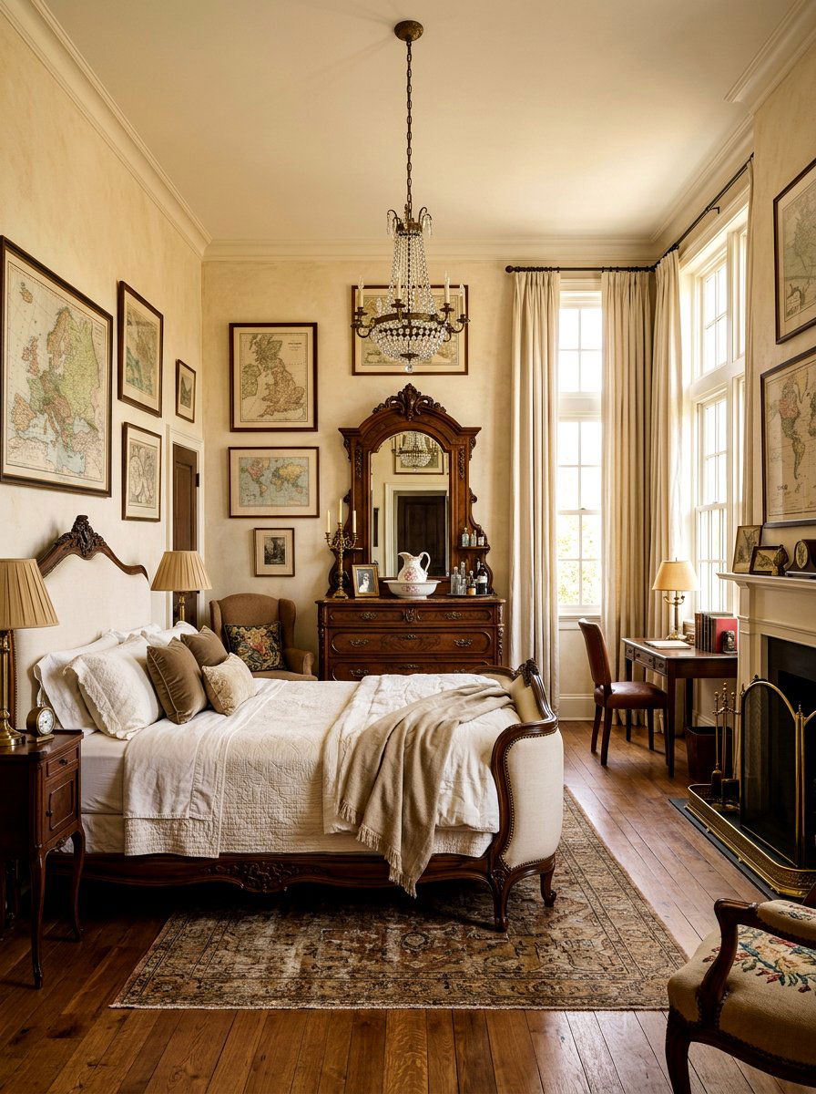 Antique Furniture Master Bedroom - 30 old money bedroom ideas