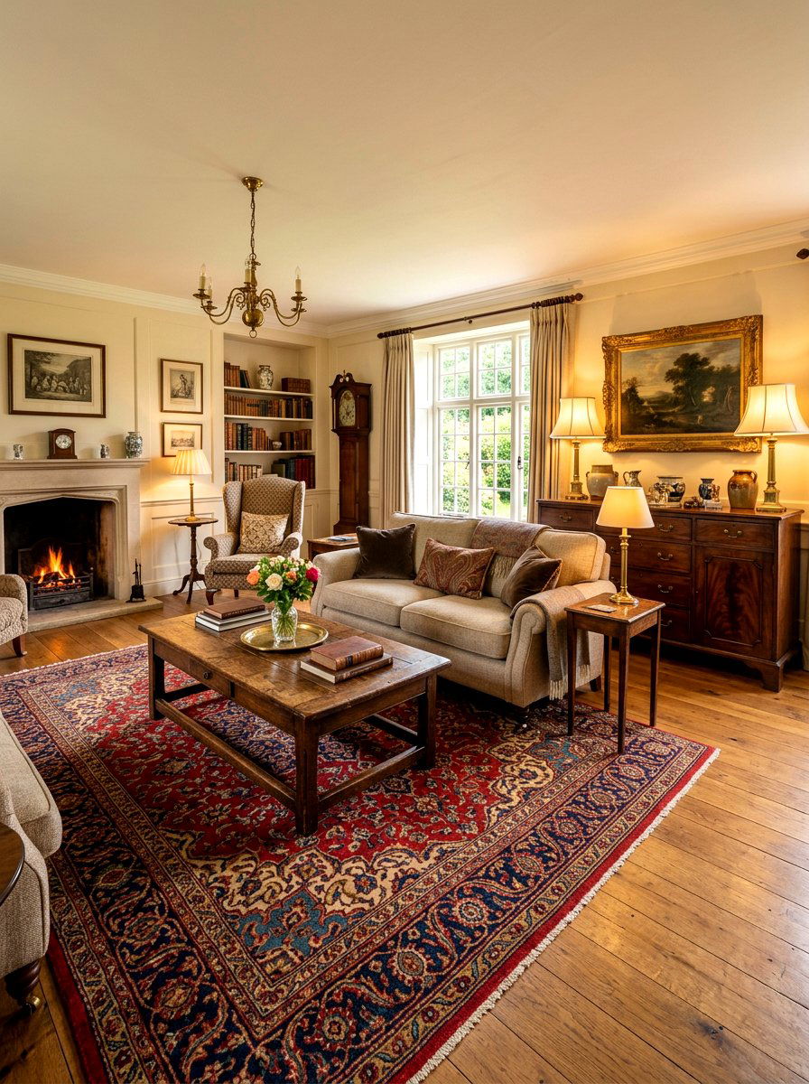 Antique Furniture Traditional Living Room - 30 layered traditional living room ideas