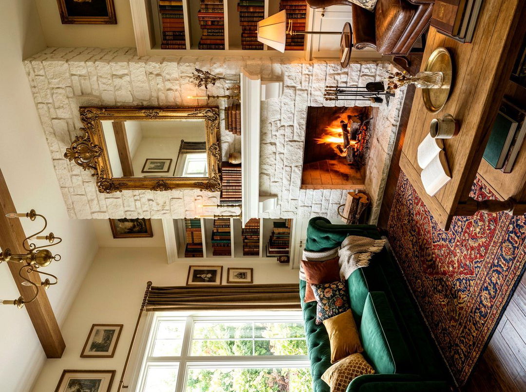 Antique Gold Mirror - 30 mirror wall ideas