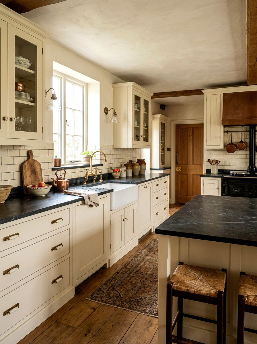 Antique Hardware Kitchen - 30 storybook kitchen ideas