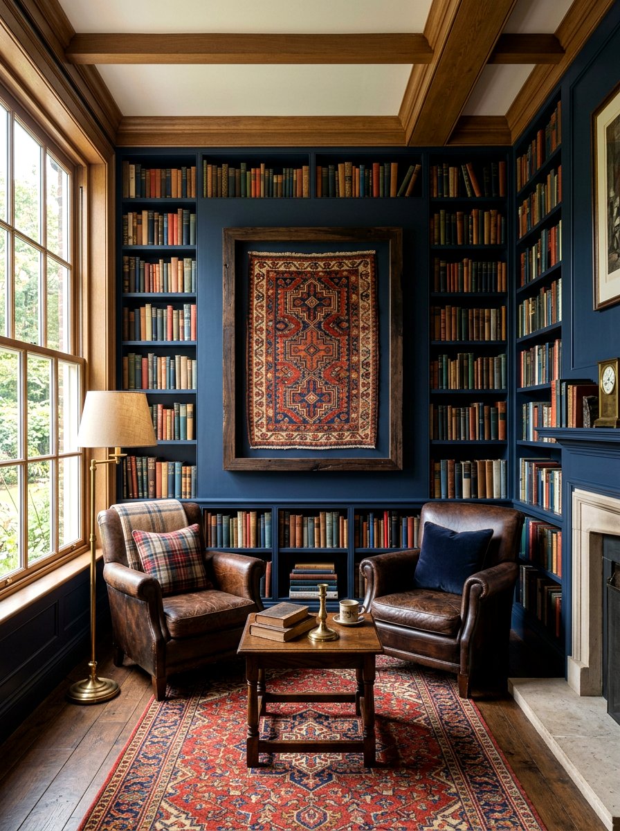 Antique Kilim Rug Fragment - 30 framed textile wall ideas