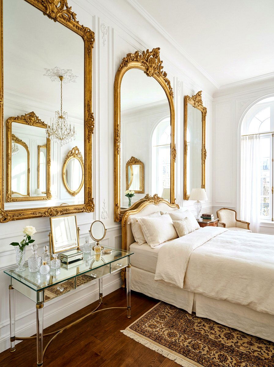 Antique Mirror Bedroom - 30 coquette bedroom decor ideas
