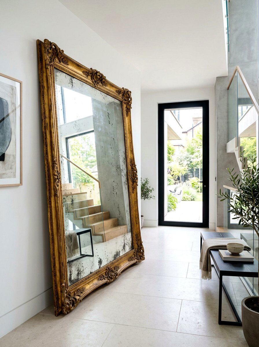 Antique Mirror Hallway - 30 newstalgia home decor ideas