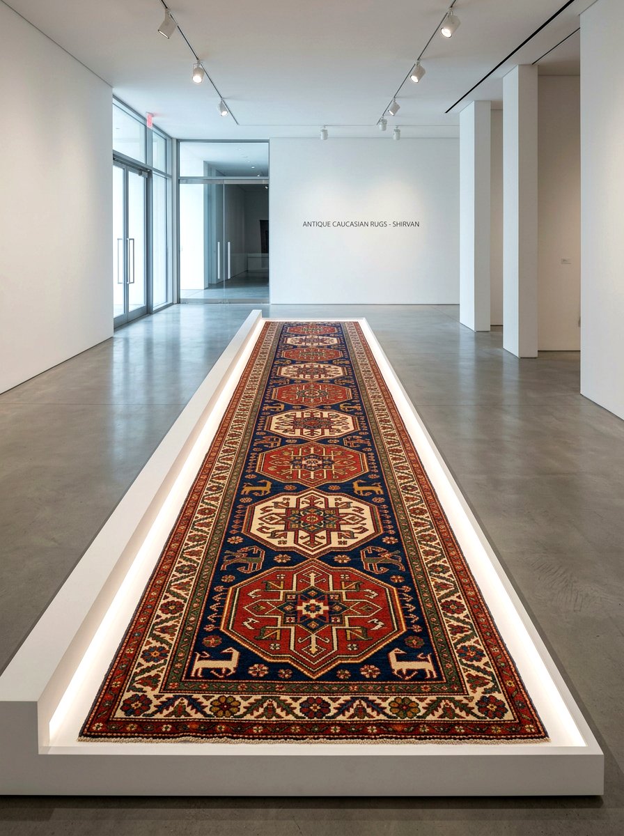 Antique Shirvan Entryway - 30 antique rug foyer ideas