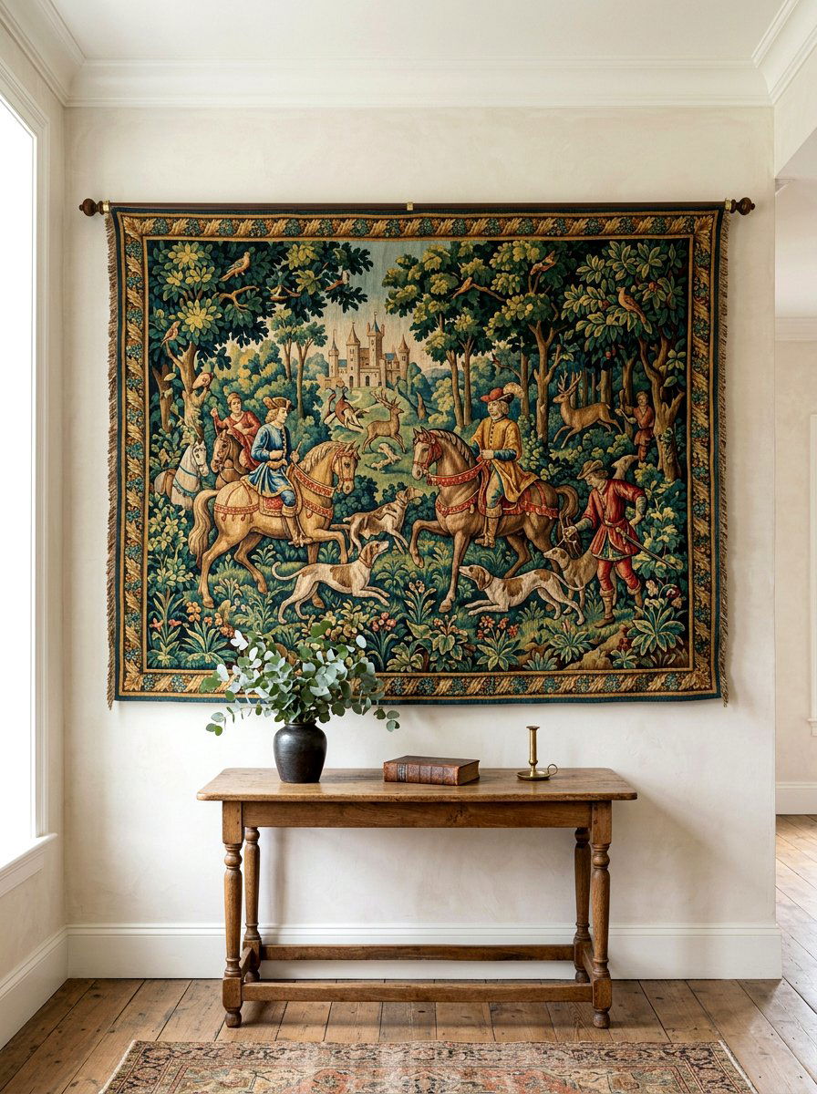 Antique Tapestry Wall Decor - 30 secondhand decor ideas