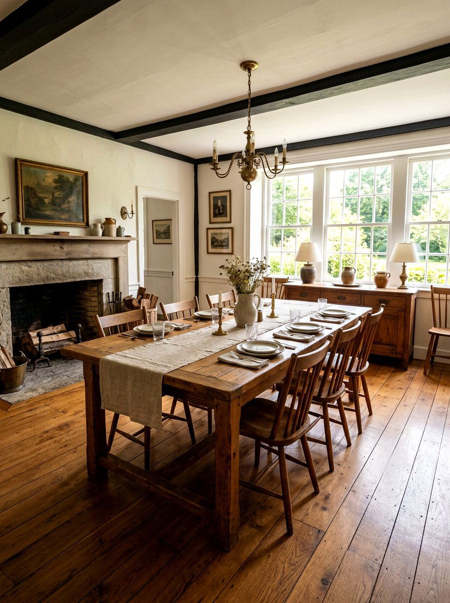 Antique Wood Dining Room - 30 secondhand decor ideas