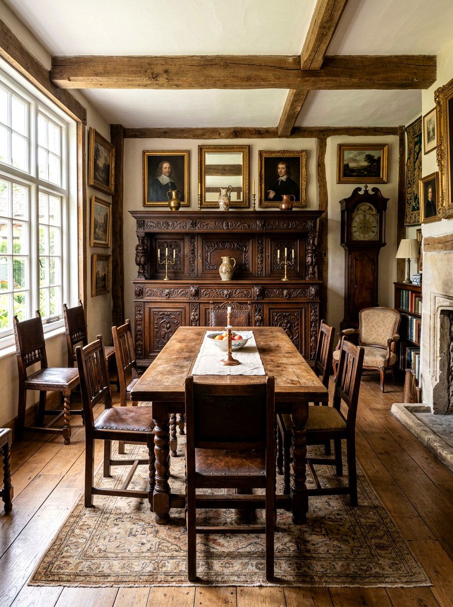 Antique Wood Furniture Room - 30 Tuscan supper room ideas