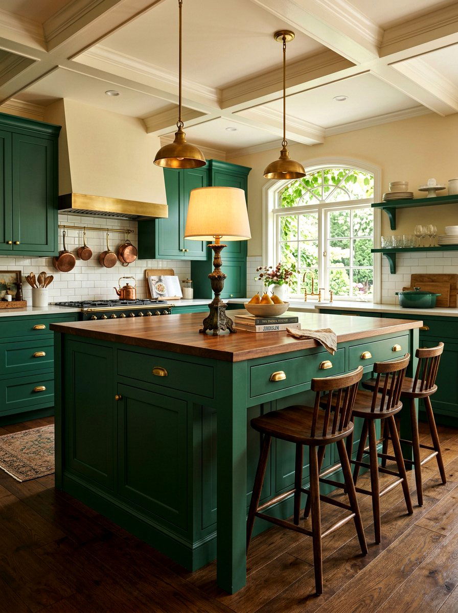 Antique brass lamp kitchen island - 30 table lamp kitchen island ideas