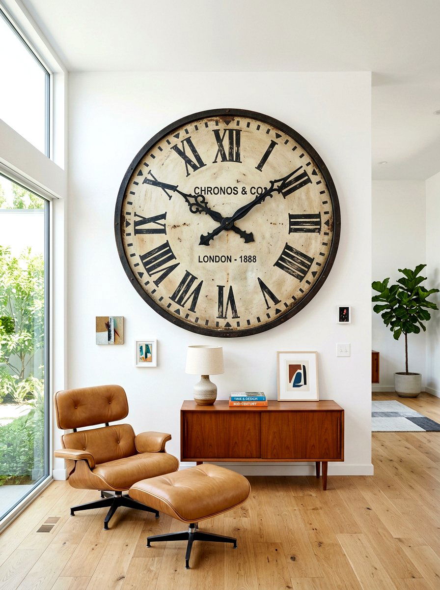 Antique clock face - 30 flea market decor ideas