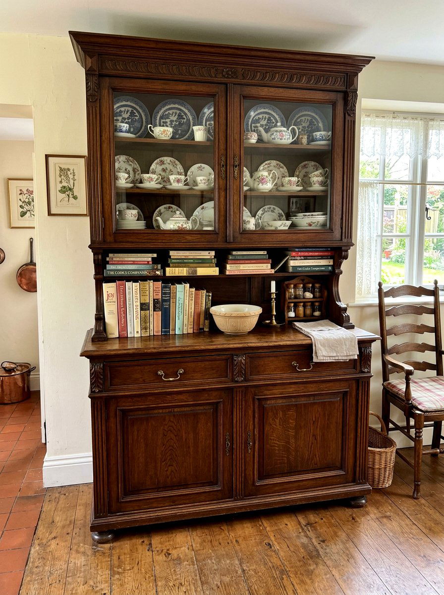 Antique kitchen hutch - 30 grandma core kitchen ideas