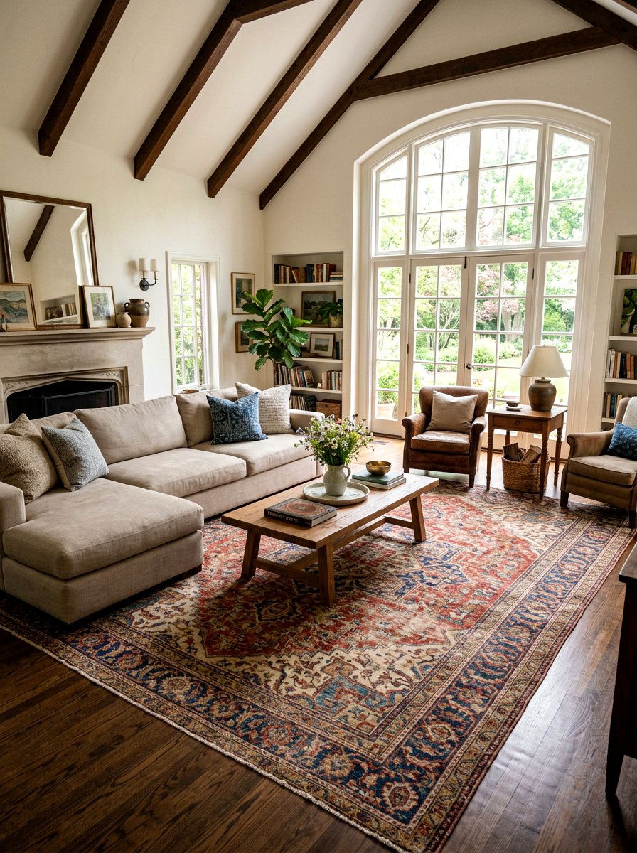 Antique persian rug - 30 antique decor styling ideas