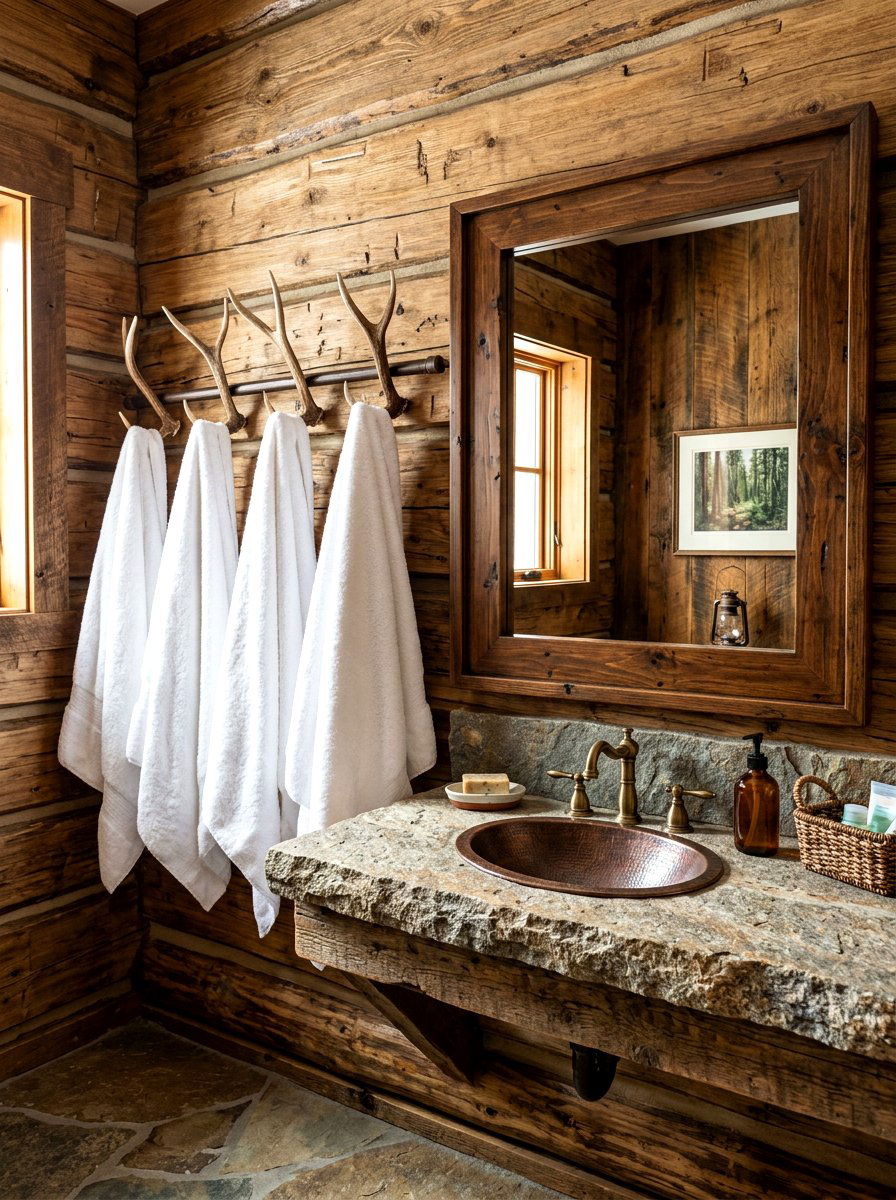Antler Wall Hooks - 30 lodge decor ideas