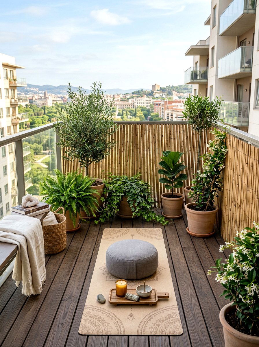 Apartment Balcony Meditation Space - 30 apartment balcony ideas