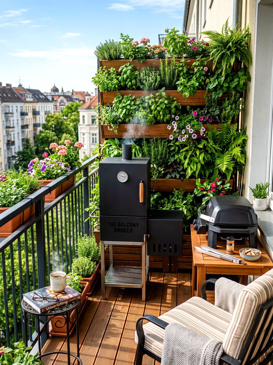 Apartment Balcony Smoker - 30 smoker patio corner ideas