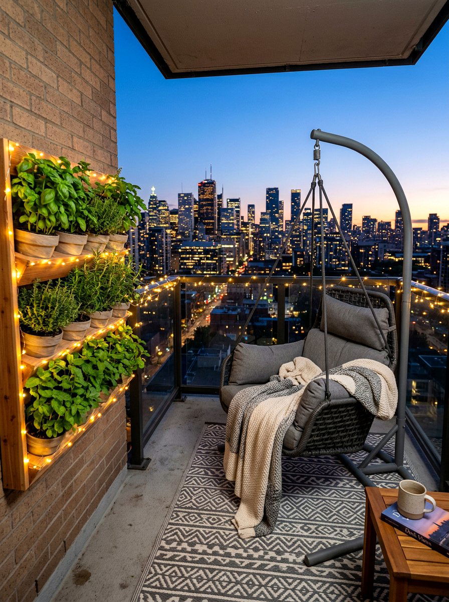 Apartment Balcony Swing Chair - 30 hammock chair ideas