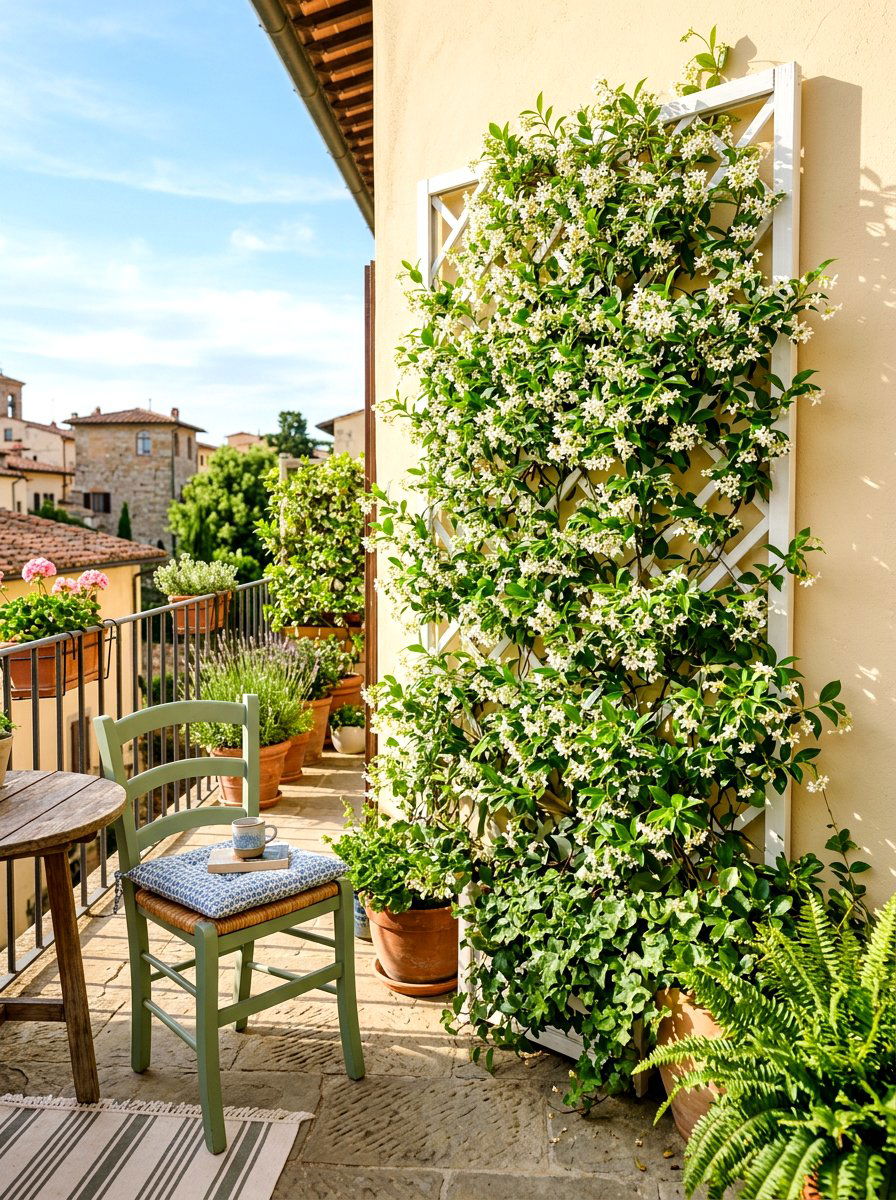 Apartment Balcony Trellis Plants - 30 apartment balcony ideas