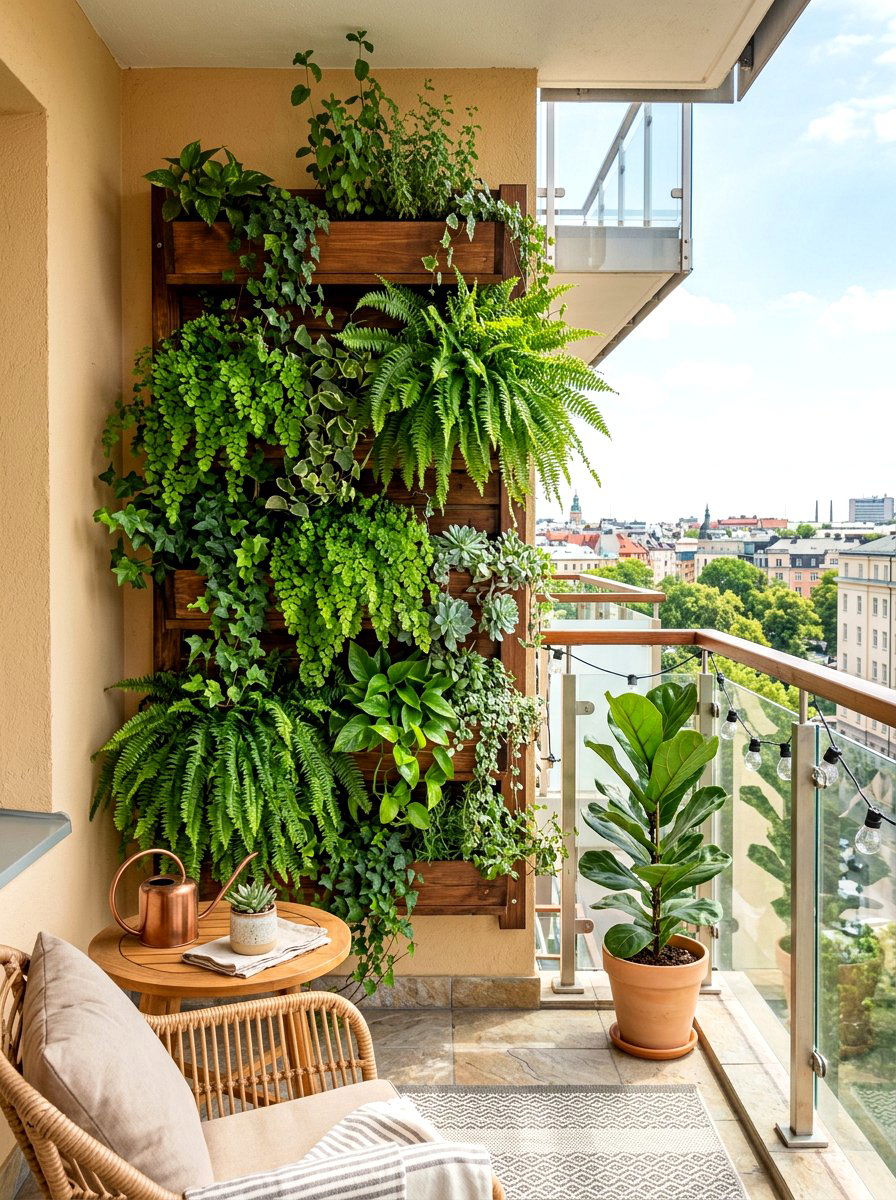 Apartment Balcony Vertical Garden - 30 apartment balcony ideas