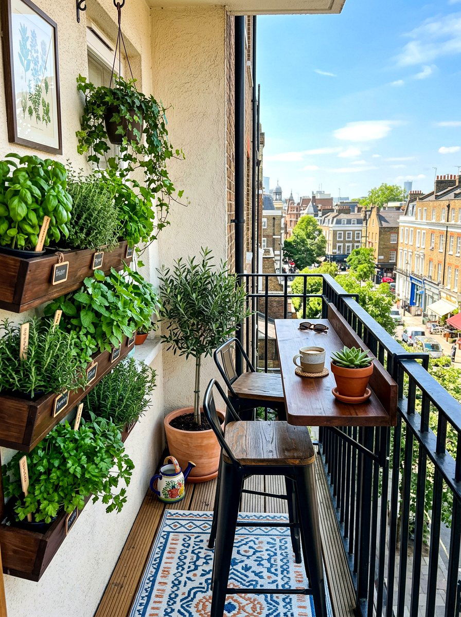 Apartment Balcony - 30 al fresco dining ideas