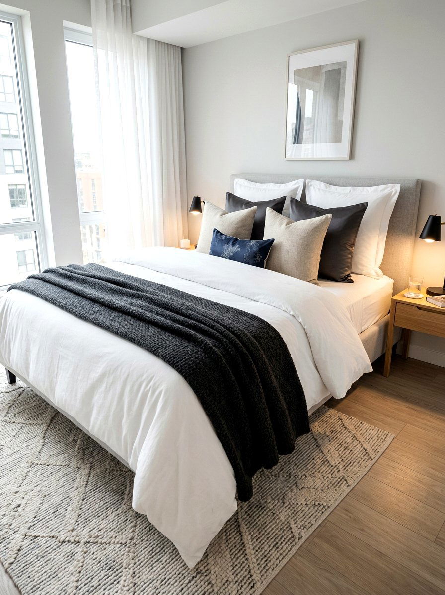 Apartment Bedding Set - 30 apartment decor ideas