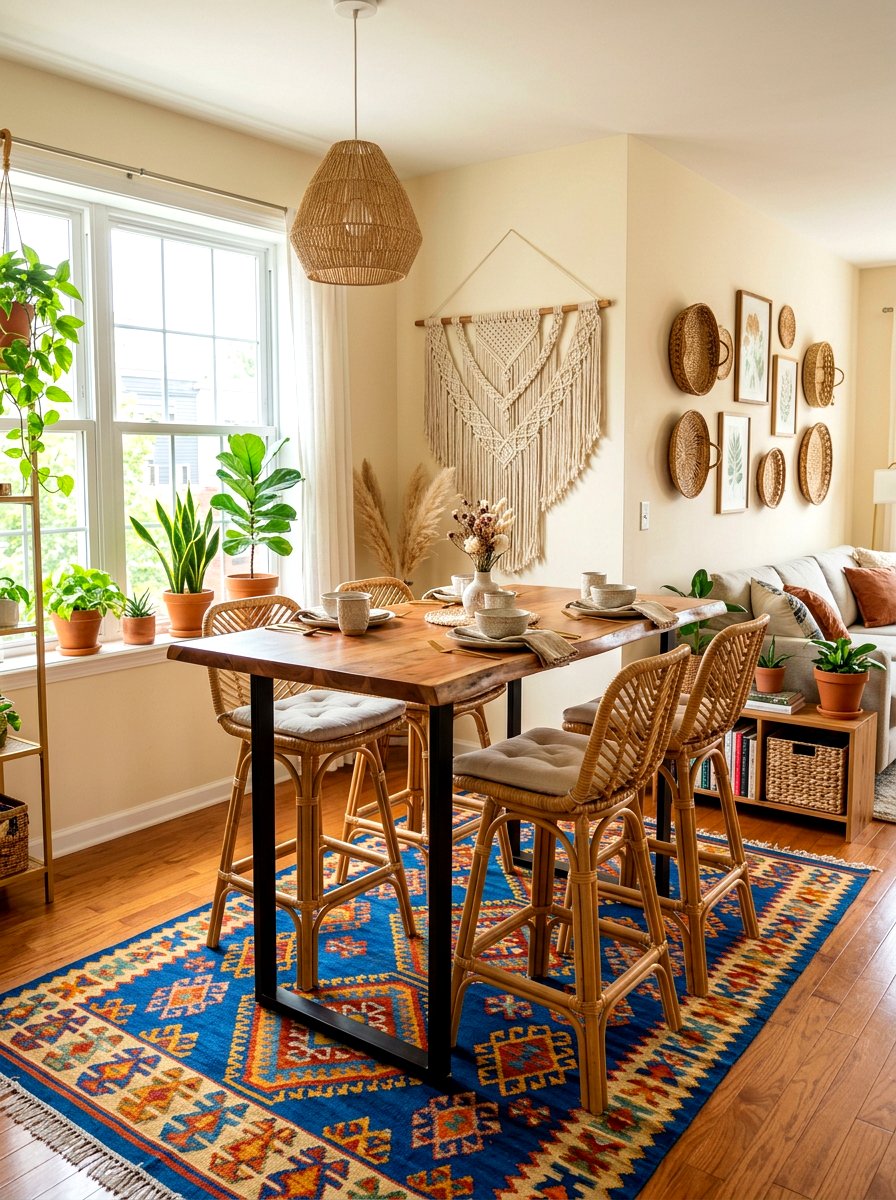 Apartment Boho Dining Room - 30 boho dining room ideas