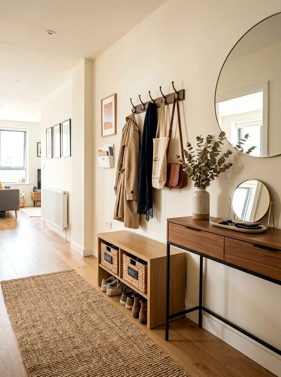 Apartment Entryway Storage - 30 first apartment ideas