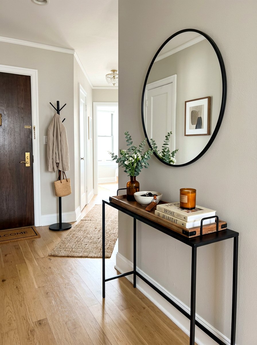 Apartment Entryway Table - 30 apartment decor ideas