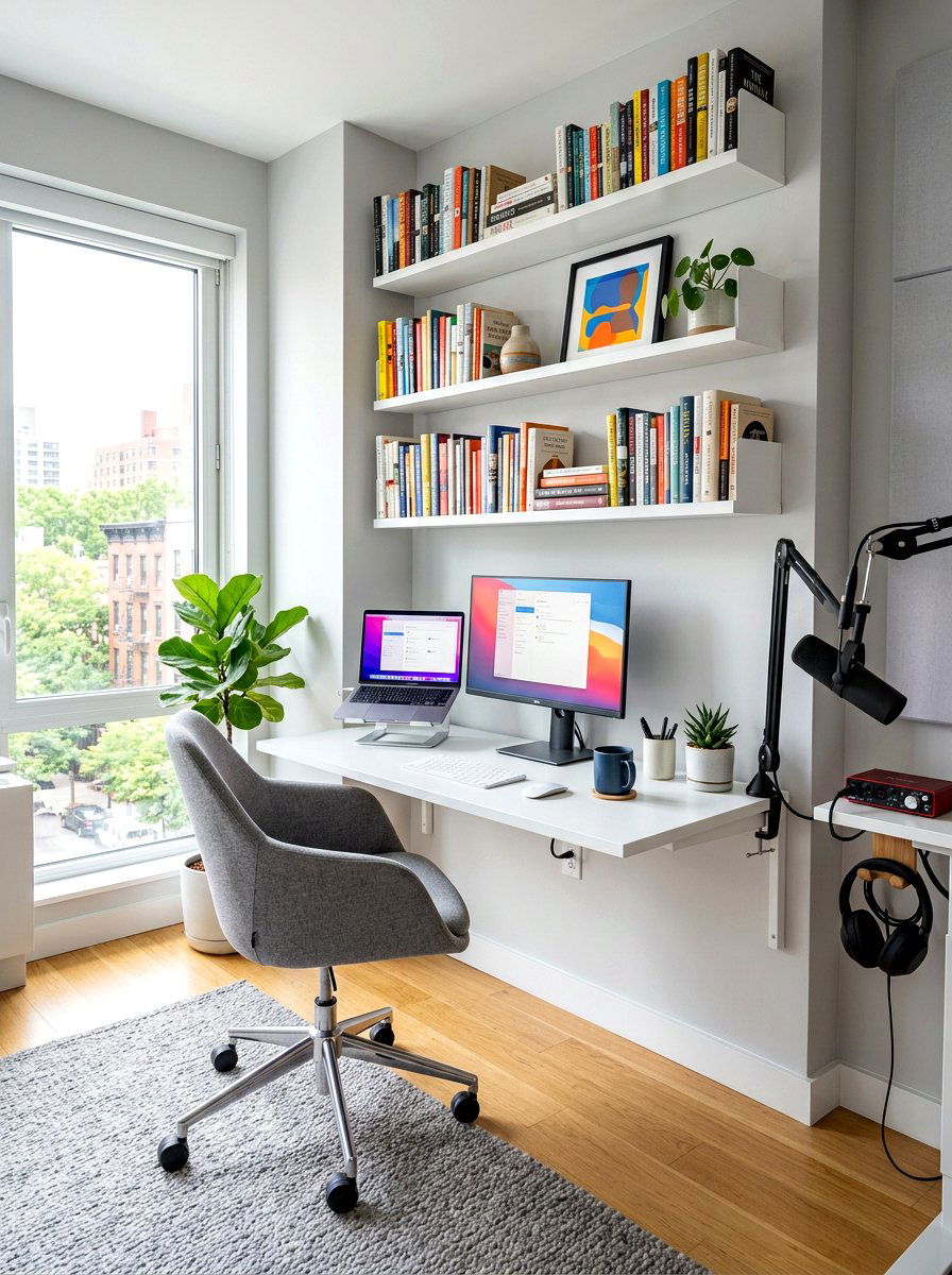 Apartment Home Office - 30 apartment decor ideas