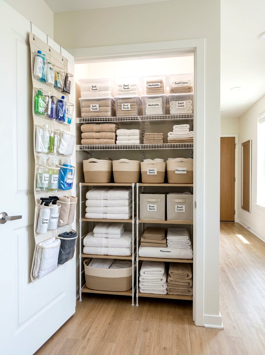 Apartment Linen Closet - 30 organizing a linen closet ideas