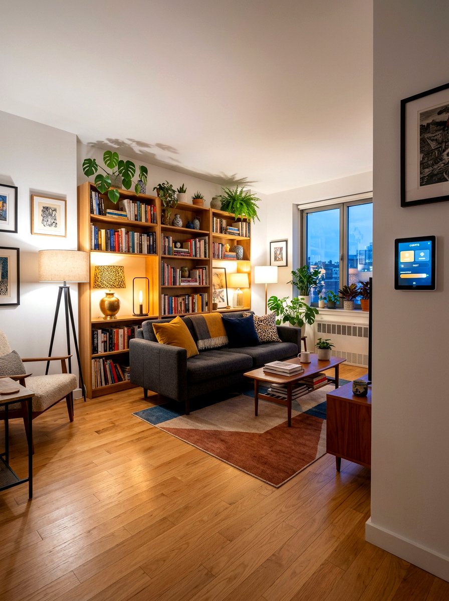 Apartment Living Room Layout - 30 lamp lit living room ideas