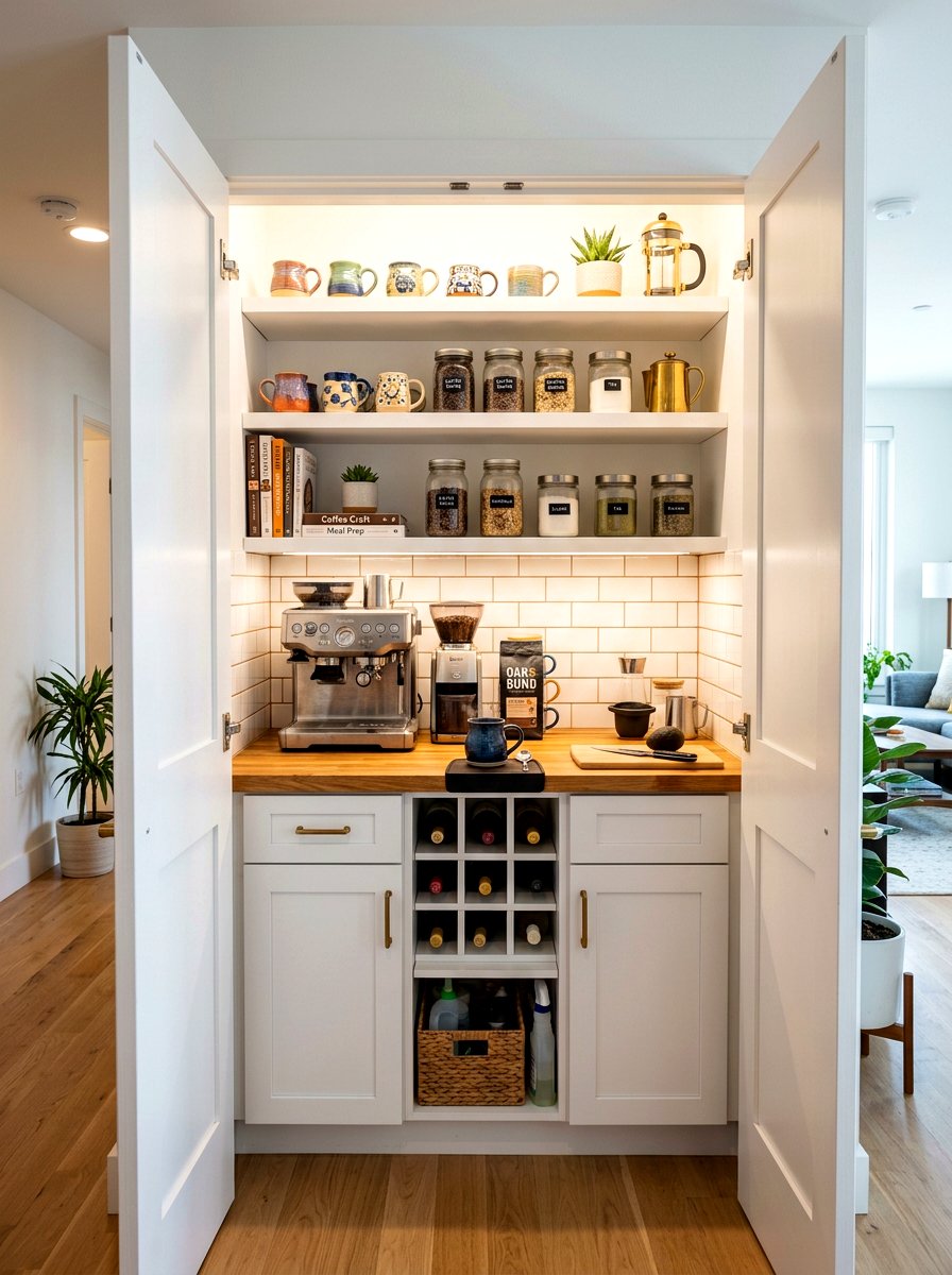 Apartment Prep Closet - 30 small prep kitchen ideas