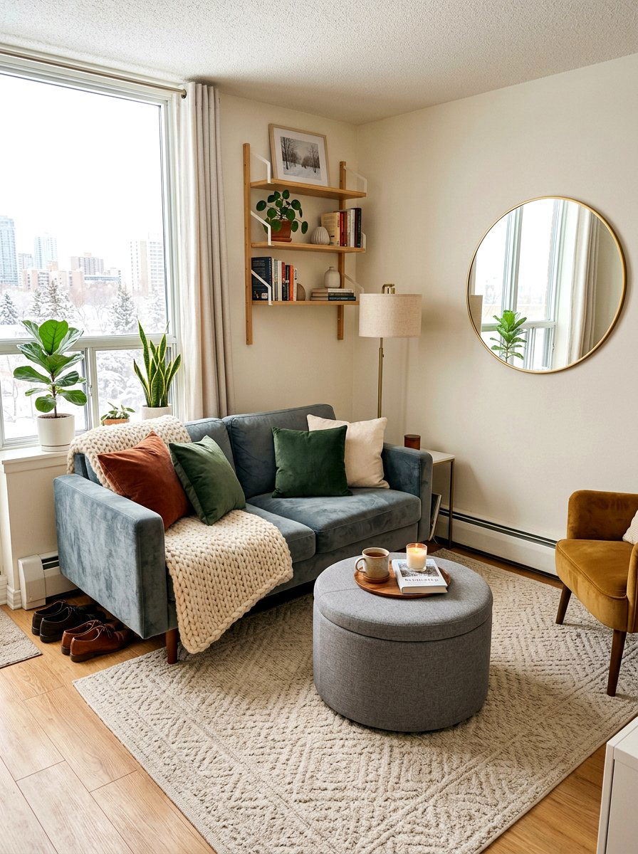 Apartment Scale Winter Living Room - 30 cozy winter lounge ideas