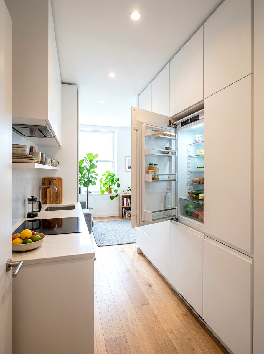 Apartment Small Space Hidden Fridge - 30 hidden fridge ideas