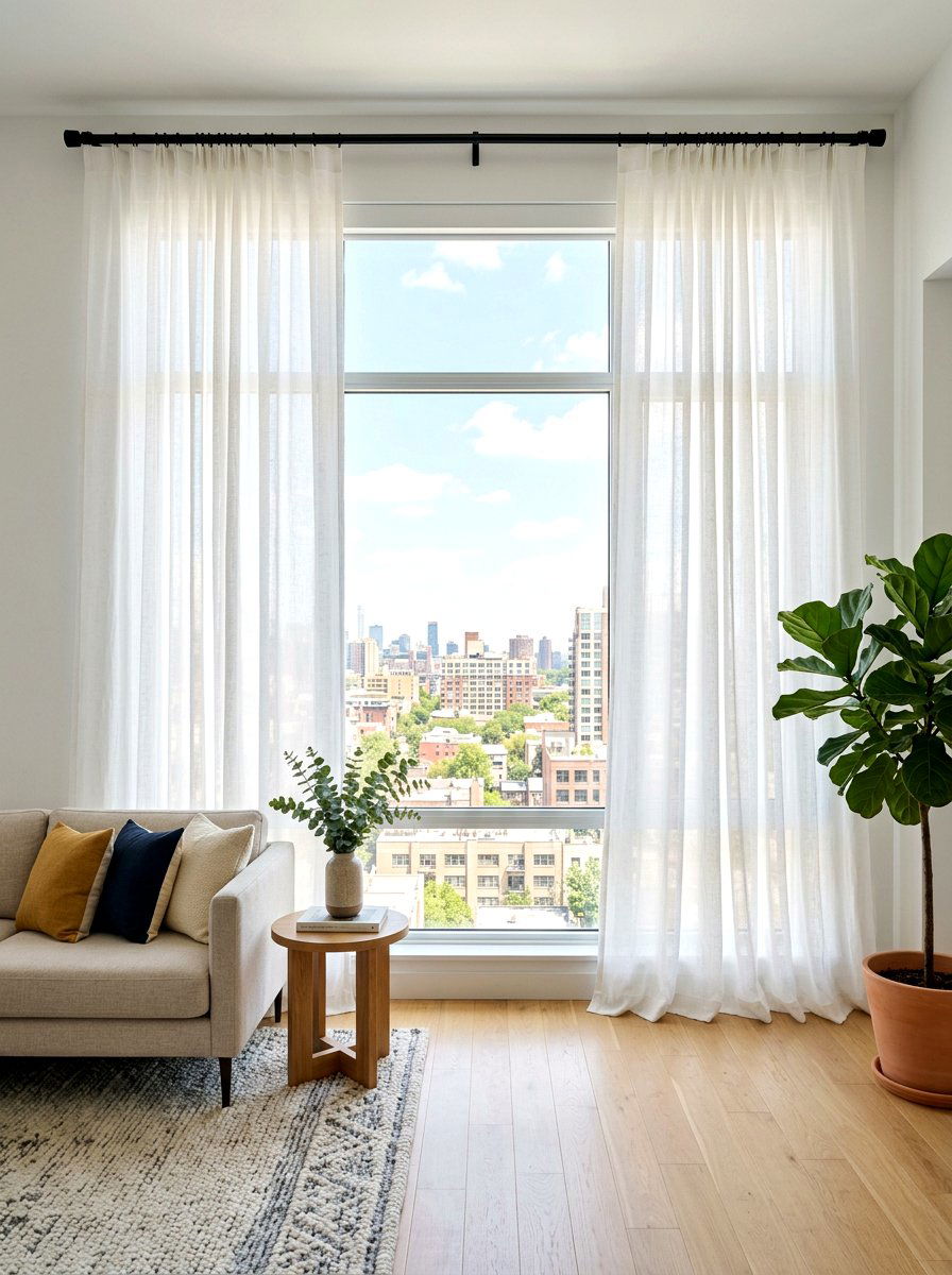 Apartment Window Curtains - 30 apartment decor ideas