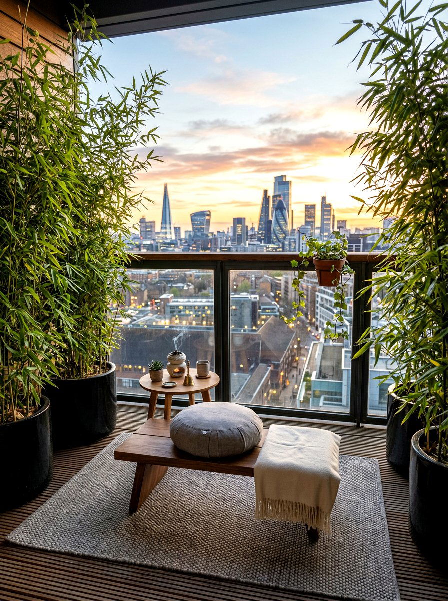Apartment balcony meditation spot - 30 sunrise meditation space ideas