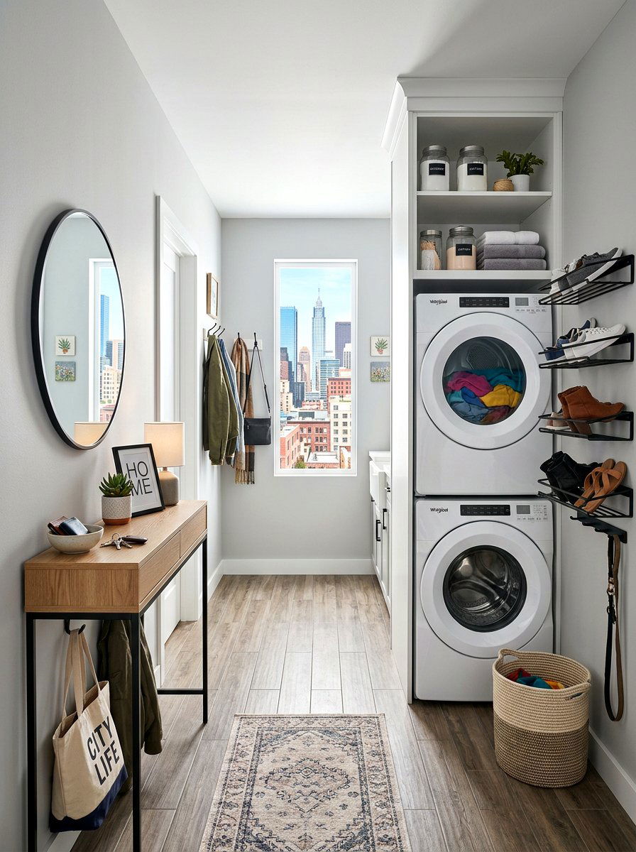 Apartment laundry mudroom - 30 laundry room mudroom combo ideas