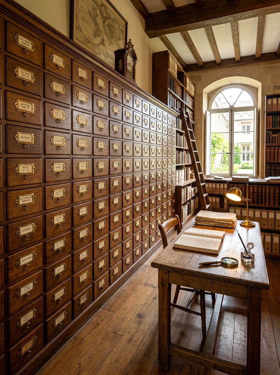 Apothecary Chest Office Storage - 30 archive room office ideas