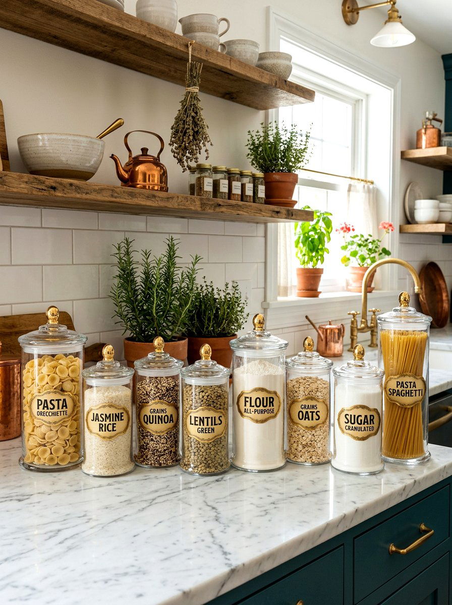 Apothecary Jar - 30 bistro kitchen ideas