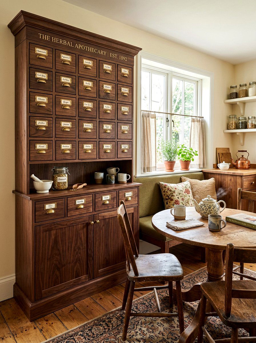 Apothecary Multi Drawer Kitchen Unit - 30 file drawer kitchen ideas