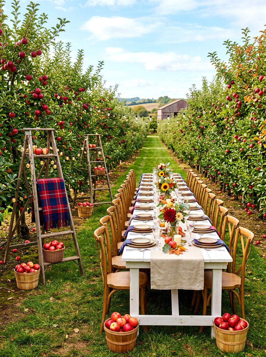 Apple Orchard Gathering - 30 alfresco birthday party ideas