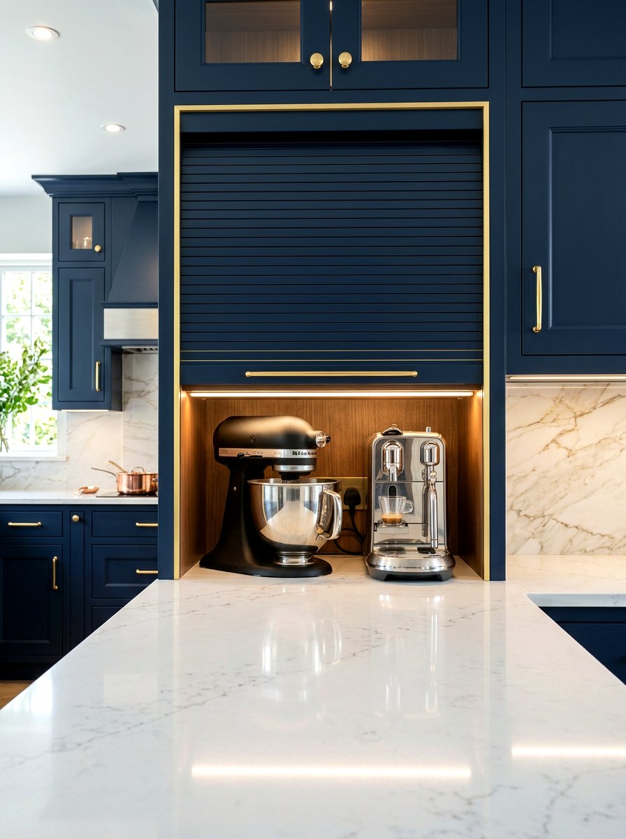 Appliance Garage Cabinet - 30 kitchen storage ideas