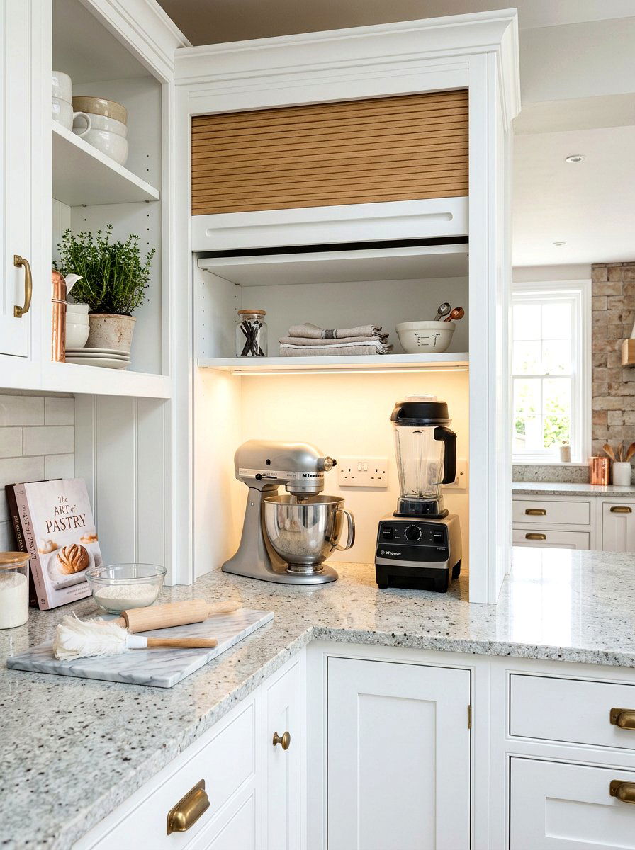 Appliance Garage Pastry Corner - 30 pastry corner kitchen ideas