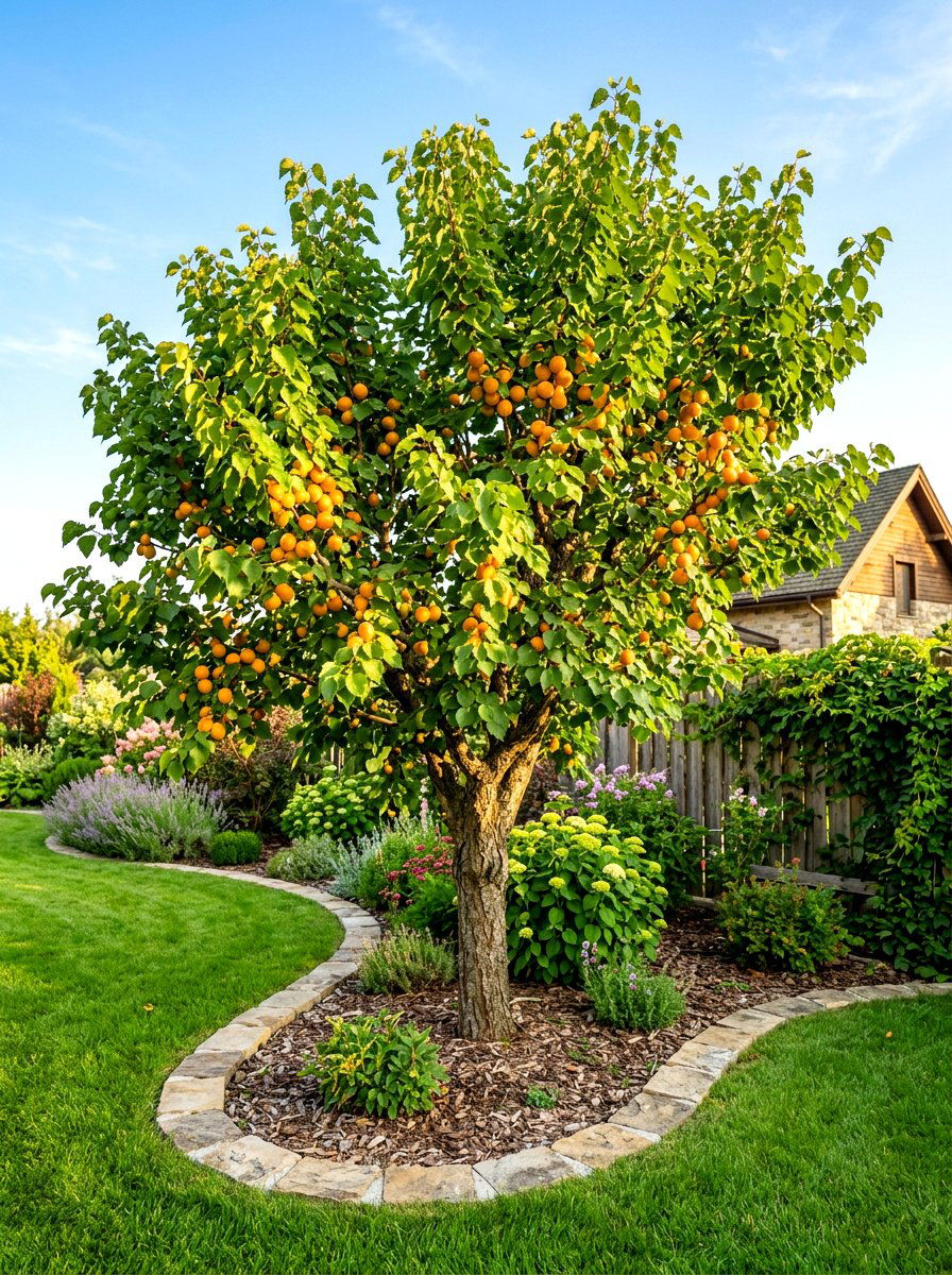 Apricot Tree Sunny Spot - 30 backyard orchard ideas
