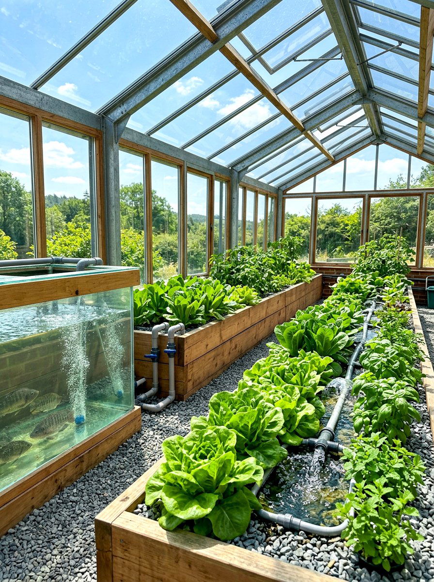 Aquaponic Vegetable Garden - 30 year round vegetable garden ideas