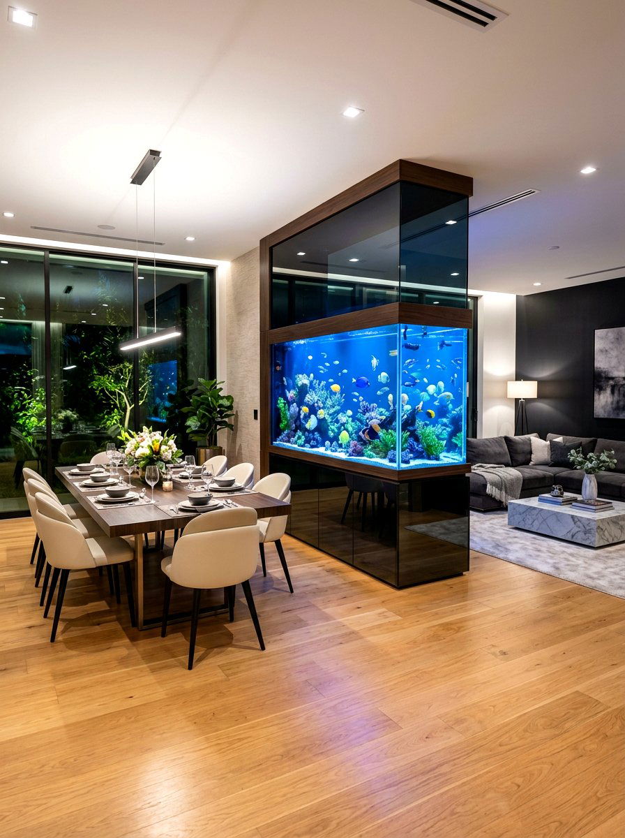 Aquarium - 30 room divider ideas