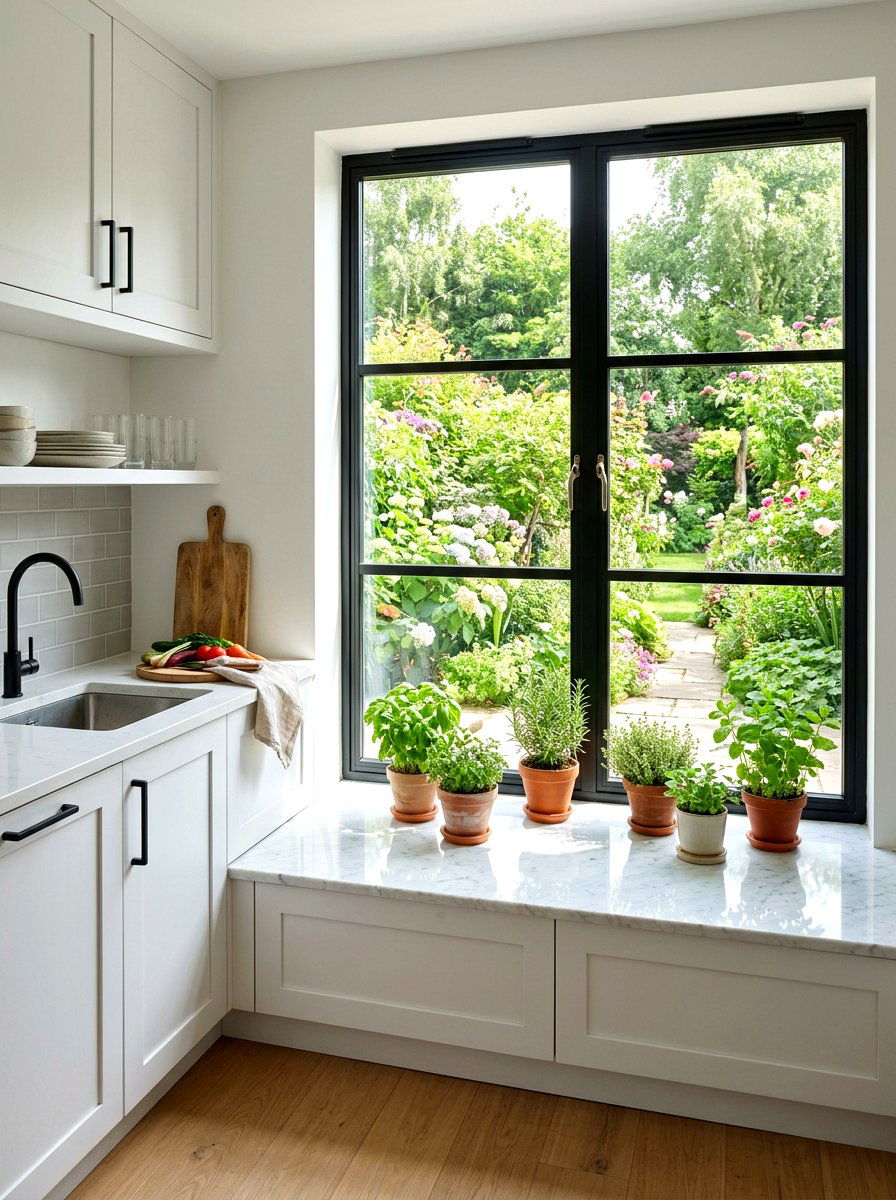 Arabesque Marble Backsplash - 30 marble backsplash ideas