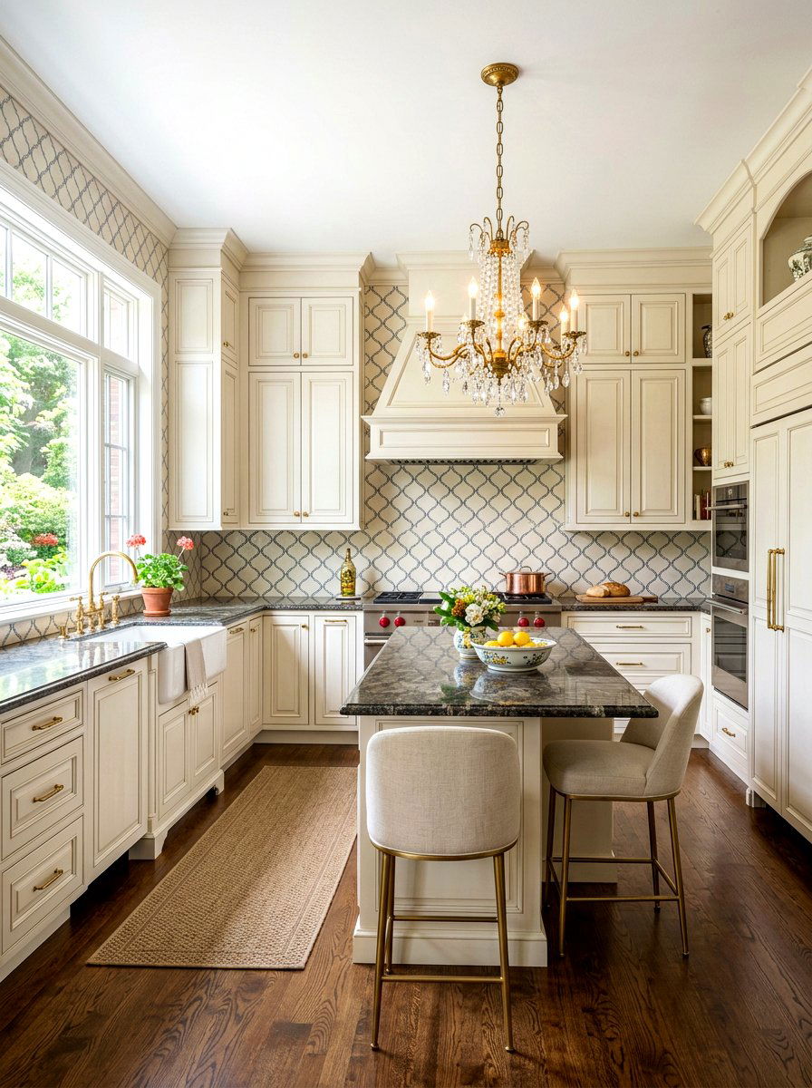 Arabesque Tile - 30 kitchen backsplash ideas