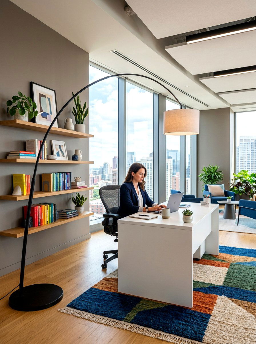 Arc Desk Lamp - 30 desk lamp styling ideas
