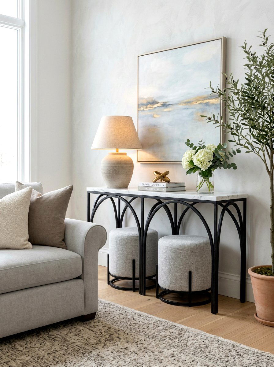 30 Sofa Table Ideas to Style Entries and Living Rooms Beautiful
