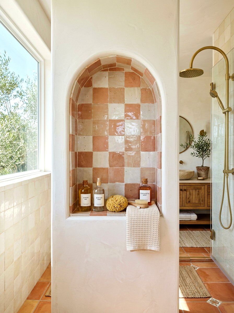 Arched Bathroom Niche - 30 arched built in ideas